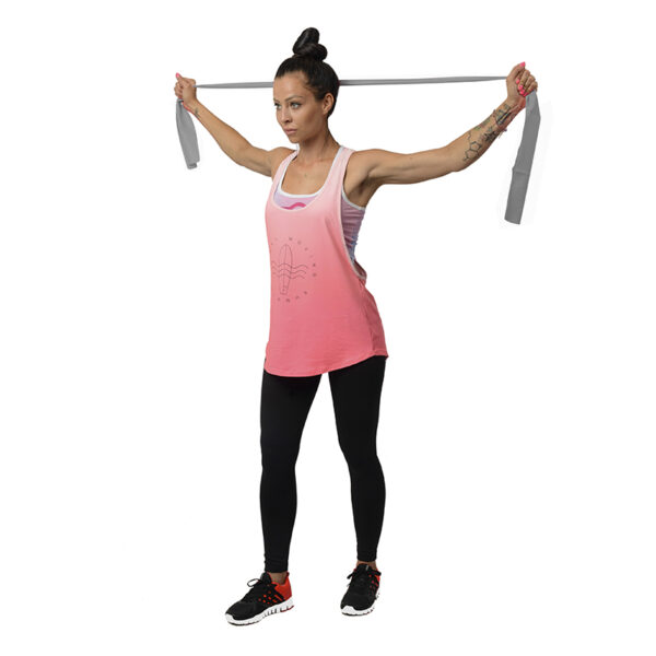 Tp01 d. gray 0.75 x 150 x 1500 mm taŚma pilates hms