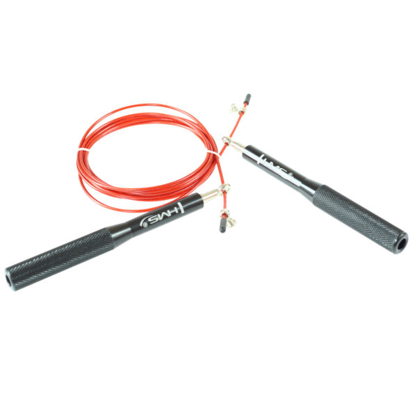 Sk52 red/black aluminiowa szybka skakanka hms
