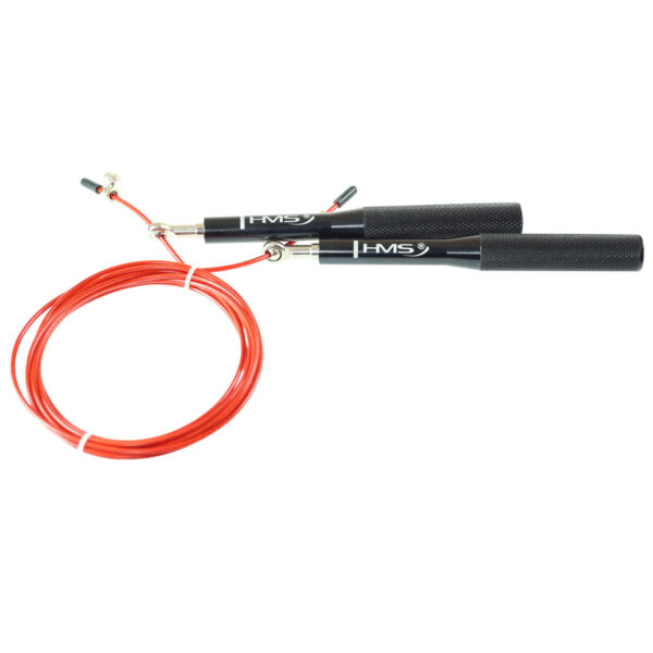 Sk52 red/black aluminiowa szybka skakanka hms