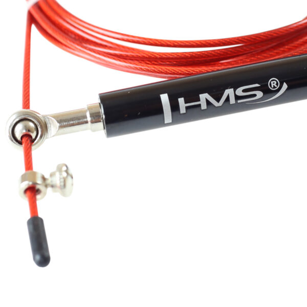 Sk52 red/black aluminiowa szybka skakanka hms