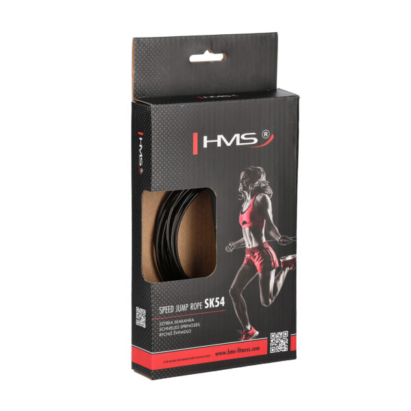 Sk54 black/red szybka skakanka hms