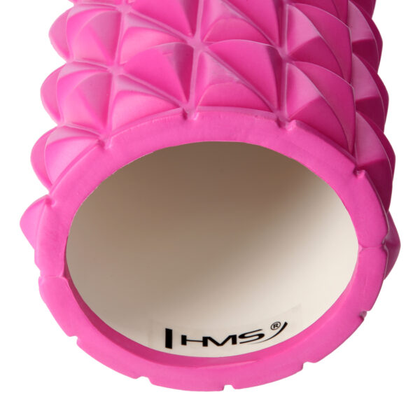 Fs205 pink 45 cm waŁek fitness/roller hms