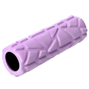 Fs119 purple 30cm waŁek fitness/roller hms
