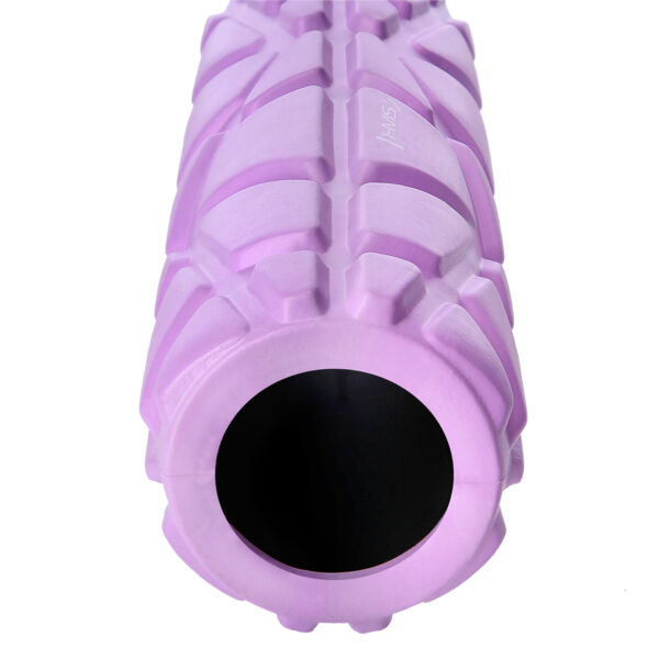 Fs119 purple 30cm waŁek fitness/roller hms