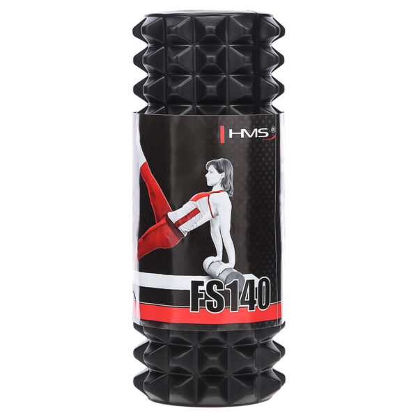 Fs140 black 33cm waŁek fitness/roller hms