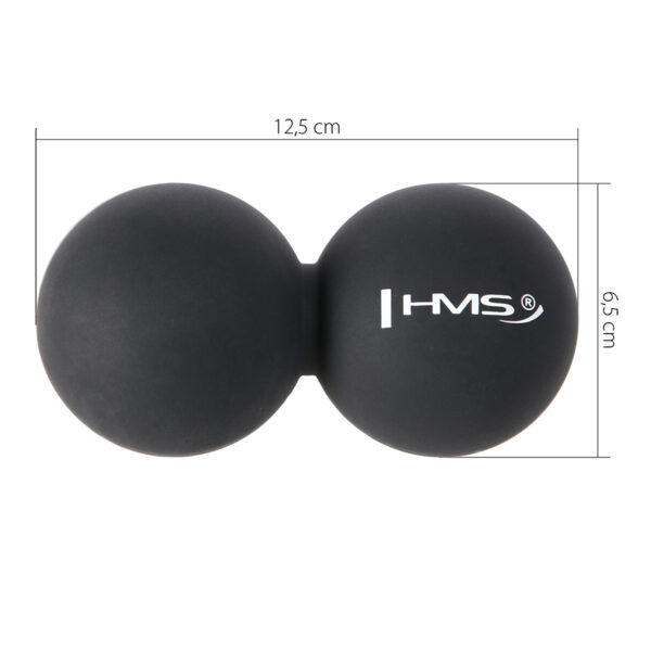 Blc02 black lacrosse podwÓjna piŁka do masaŻu hms