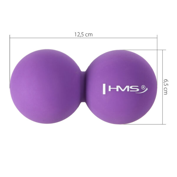 Blc02 violet lacrosse podwÓjna piŁka do masaŻu hms