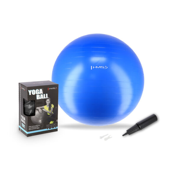 Yb01 new 55cm blue piŁka gimnastyczna hms