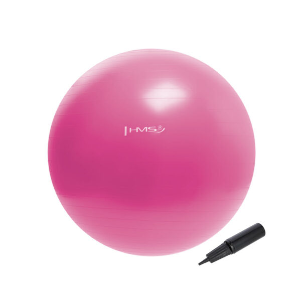 Yb01 new 55cm pink piŁka gimnastyczna hms