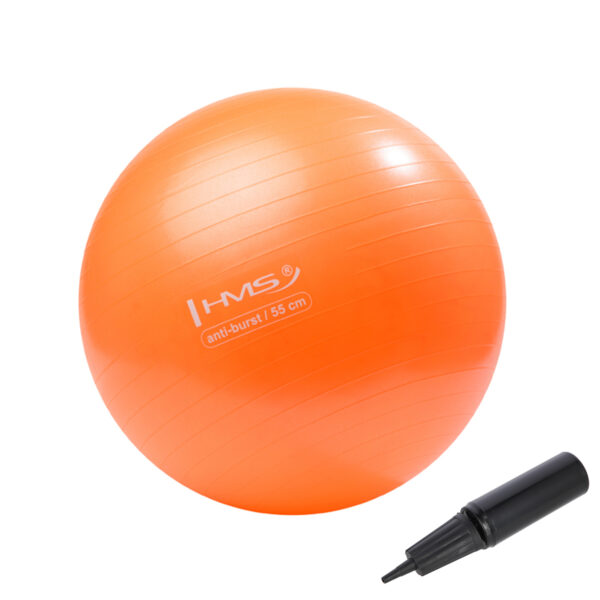 Yb02 new 55cm orange anti-burst piŁka gimnastyczna hms