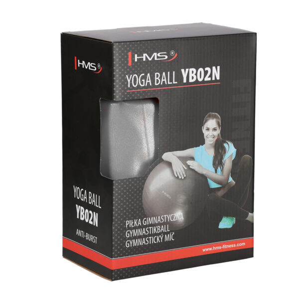 Yb02 new 75cm gray anti-burst piŁka gimnastyczna hms