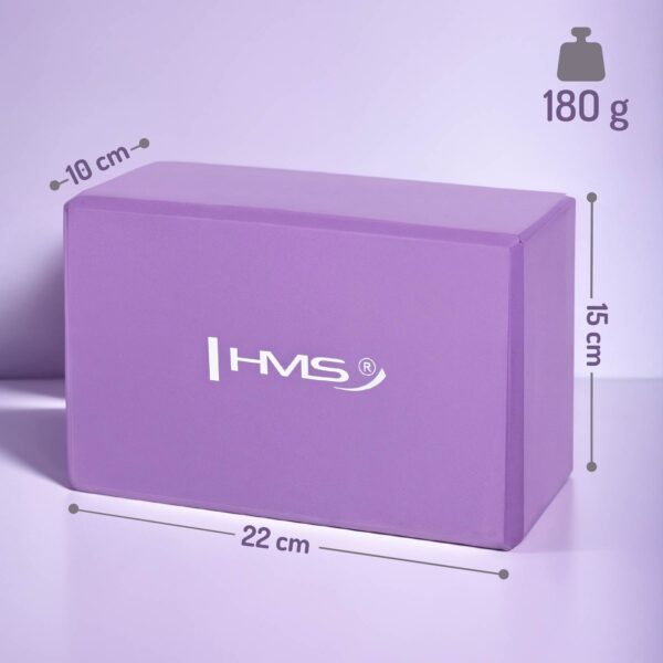 Kj01 kostka do jogi purple hms