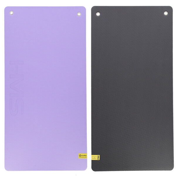 Mfk07 violet-black mata fitness klubowa z otworami 120*60cm eva 15mm hms premium