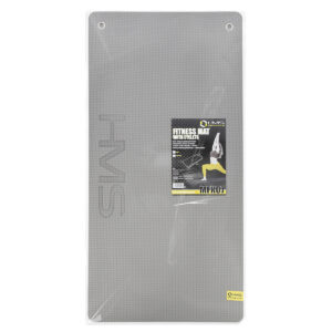 Mfk07 light grey-black mata fitness klubowa z otworami 120*60cm eva 15mm hms premium