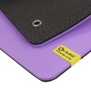 Mfk01 violet-black mata fitness klubowa z otworami hms premium