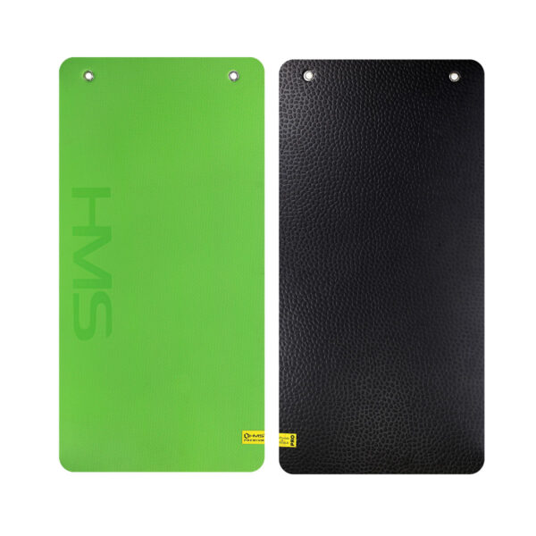Mfk01 green-black mata fitness klubowa z otworami hms premium