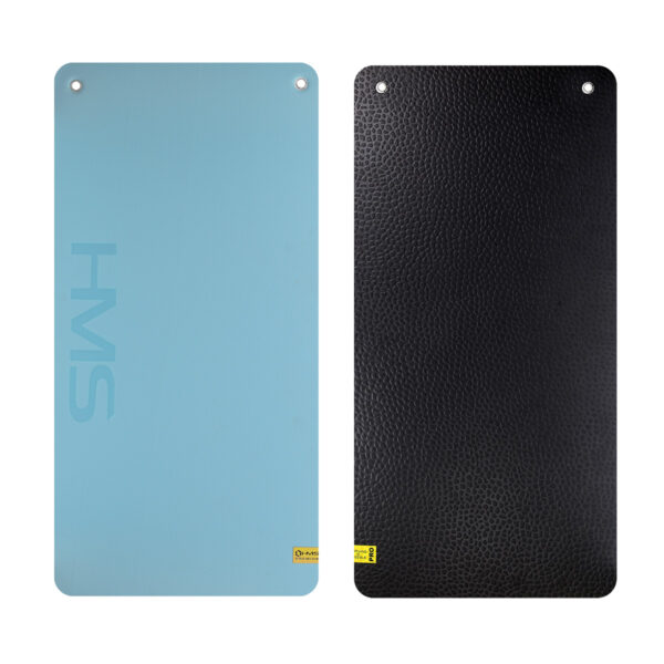 Mfk02 blue-black mata fitness klubowa z otworami hms premium