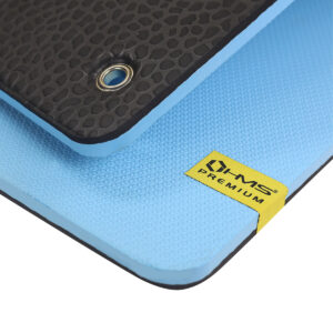 Mfk02 blue-black mata fitness klubowa z otworami hms premium