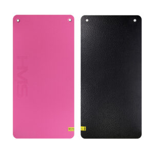 Mfk02 pink-black mata fitness klubowa z otworami hms premium