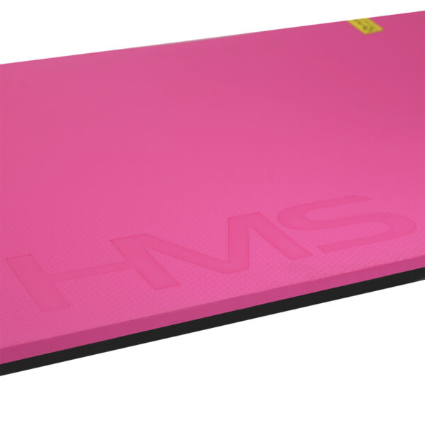 Mfk02 pink-black mata fitness klubowa z otworami hms premium