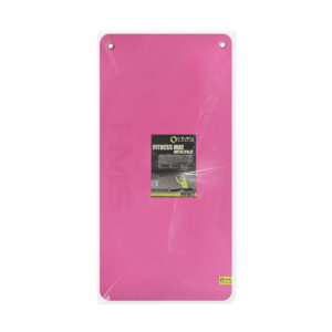 Mfk02 pink-black mata fitness klubowa z otworami hms premium