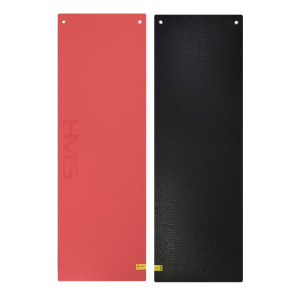 Mfk03 red-black mata fitness klubowa z otworami hms premium