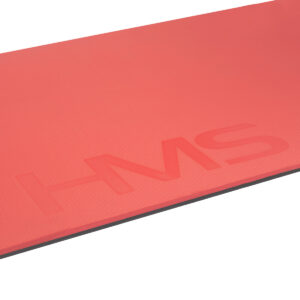 Mfk03 red-black mata fitness klubowa z otworami hms premium