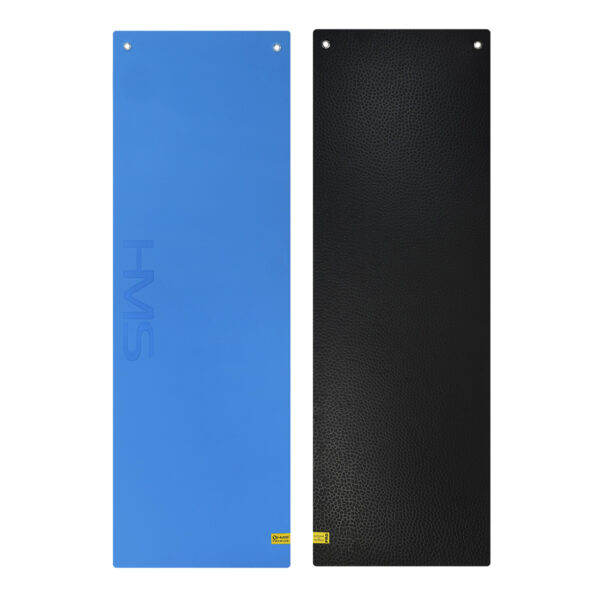 Mfk03 blue-black mata fitness klubowa z otworami hms premium