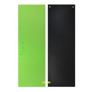 Mfk03 green-black mata fitness klubowa z otworami hms premium