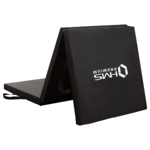 Mgs02 black materac gimnastyczny skŁadany 1800x600mm hms premium