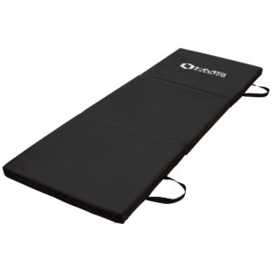 Mgs02 black materac gimnastyczny skŁadany 1800x600mm hms premium