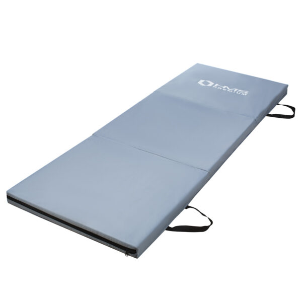 Mgs02 grey materac gimnastyczny skŁadany 1800x600mm hms premium