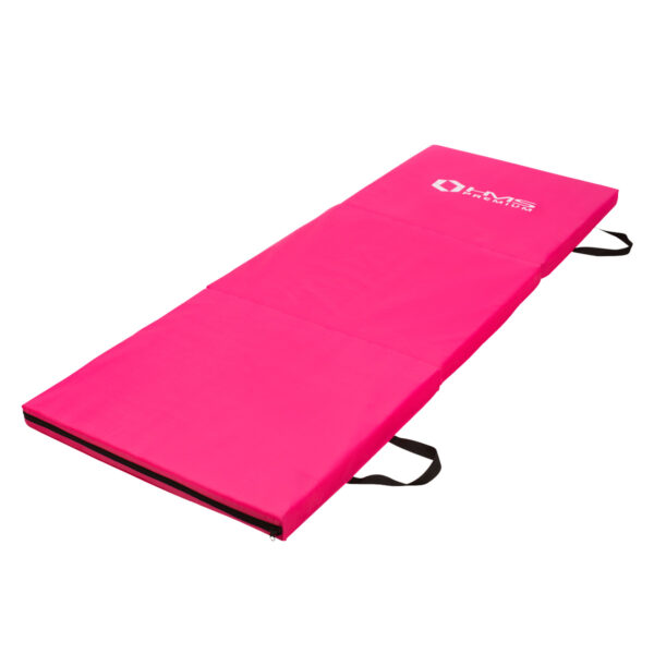 Mgs02 pink materac gimnastyczny skŁadany 1800x600mm hms premium