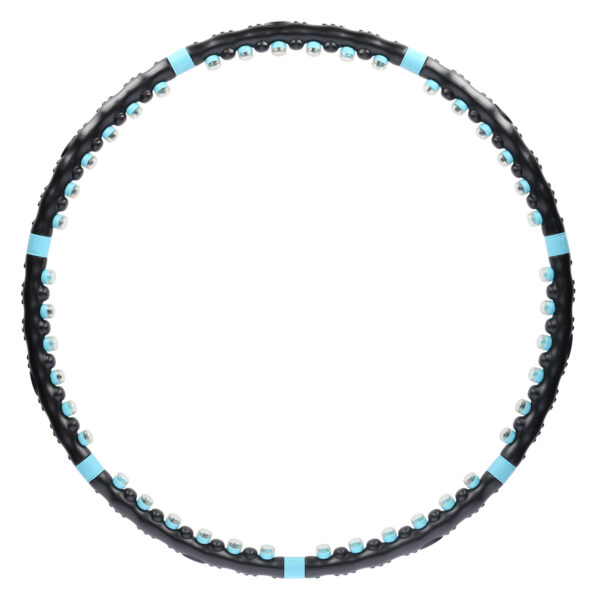 Hhp006 black-blue hula hop masujĄcy z magnesami 98cm hms