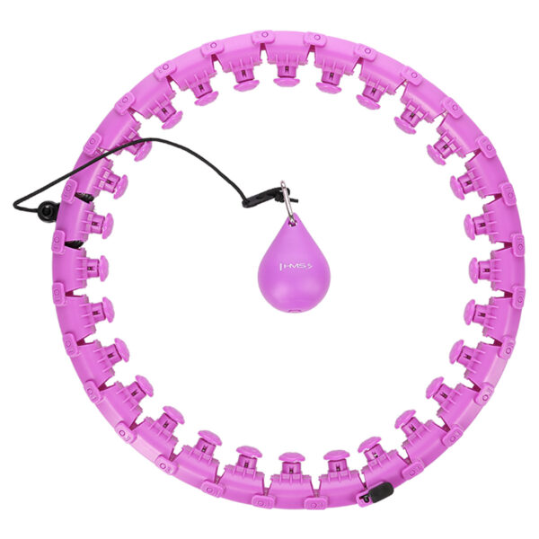 Hhw12 plus size hula hop violet z wypustkami i obciĄŻnikiem hms Hhw12 plus size hula hop violet z wypustkami i obciĄŻnikiem hms