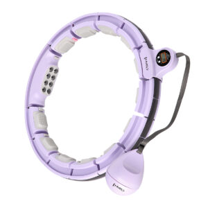 Hhm13 hula hop violet z magnesami i obciĄŻnikiem + licznik hms