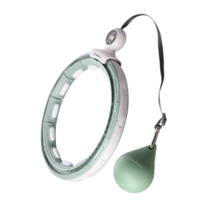 Hhm15 hula hop green z magnesem i obciĄŻnikiem + licznik hms