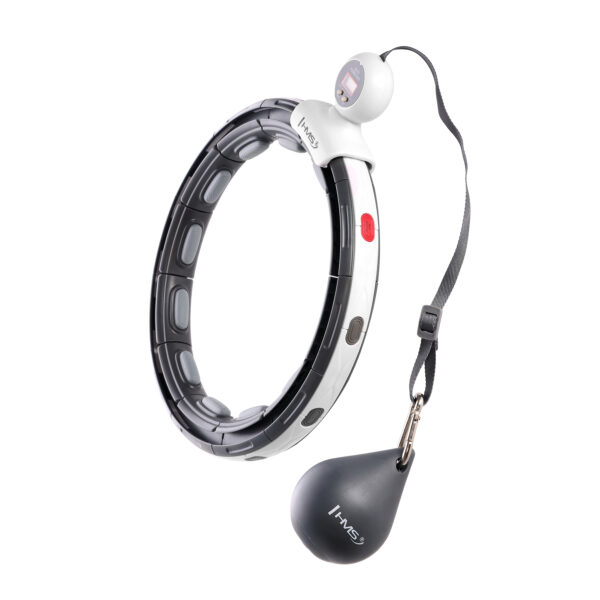 Hhm15 hula hop black z magnesem i obciĄŻnikiem + licznik hms Hhm15 hula hop black z magnesem i obciĄŻnikiem + licznik hms