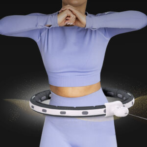 Hhm15 hula hop black z magnesem i obciĄŻnikiem + licznik hms