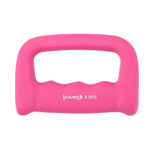 Ck05 kastet pink ciĘŻarek Żeliwny pokryty neoprenem 0.5 kg hms