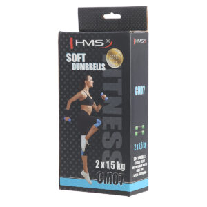 Cm07 zielony ciĘŻarki miĘkkie 2 x 1.5 kg hms