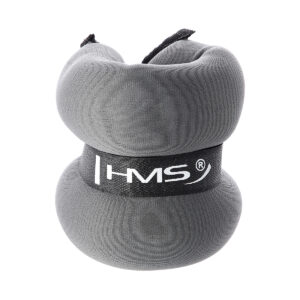Ob05 gray obciĄŻniki do ĆwiczeŃ na kostki i nadgarstki 2 x 2 kg hms