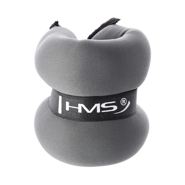 Ob05 gray obciĄŻniki do ĆwiczeŃ na kostki i nadgarstki 2 x 2 kg hms