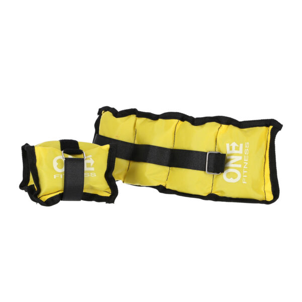 Ww01 yellow obciĄŻniki 2 x 0.7 kg one fitness