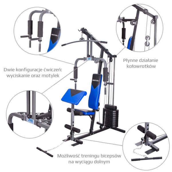 Hektor 3 atlas 100 lbs (45 kg) one fitness