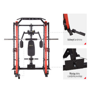 Cyklop 3 atlas do ĆwiczeŃ z suwnicĄ smitha semi commercial hms premium