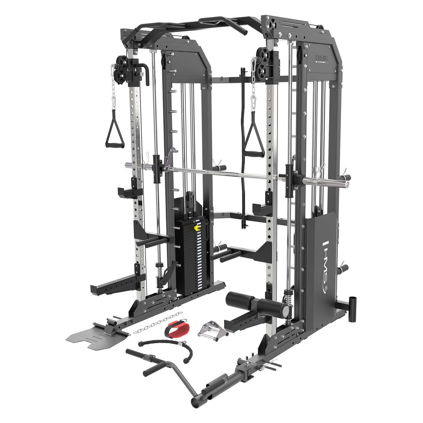 Cyklop 4 atlas do ĆwiczeŃ z suwnicĄ smitha semi commercial hms