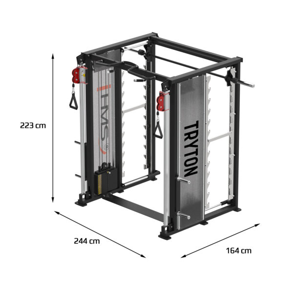 Tryton brama z suwnicĄ 3d - podwÓjny wyciĄg i stos commercial hms