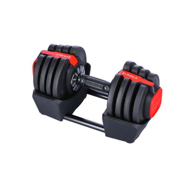 Sgr18 pro set 3w1 zestaw regulowanych sztangielek 41 kg hms