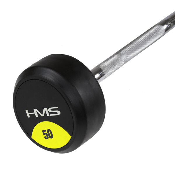 Gsl-50 sztanga/gryf staŁy Łamany gumowany 50 kg hms